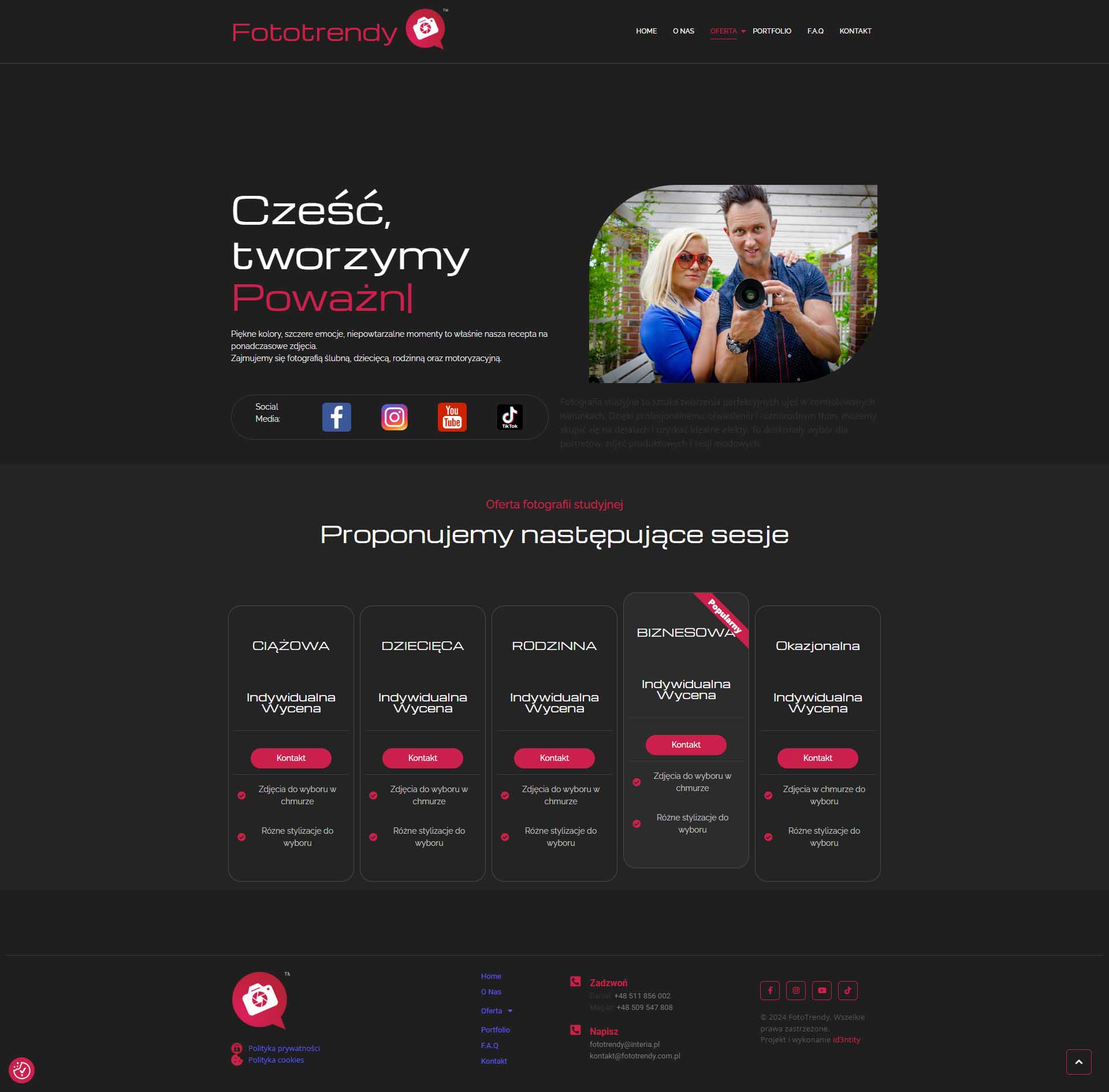 id3ntity.pl Strony www Outsourcing IT Chorzów Katowice Śląsk