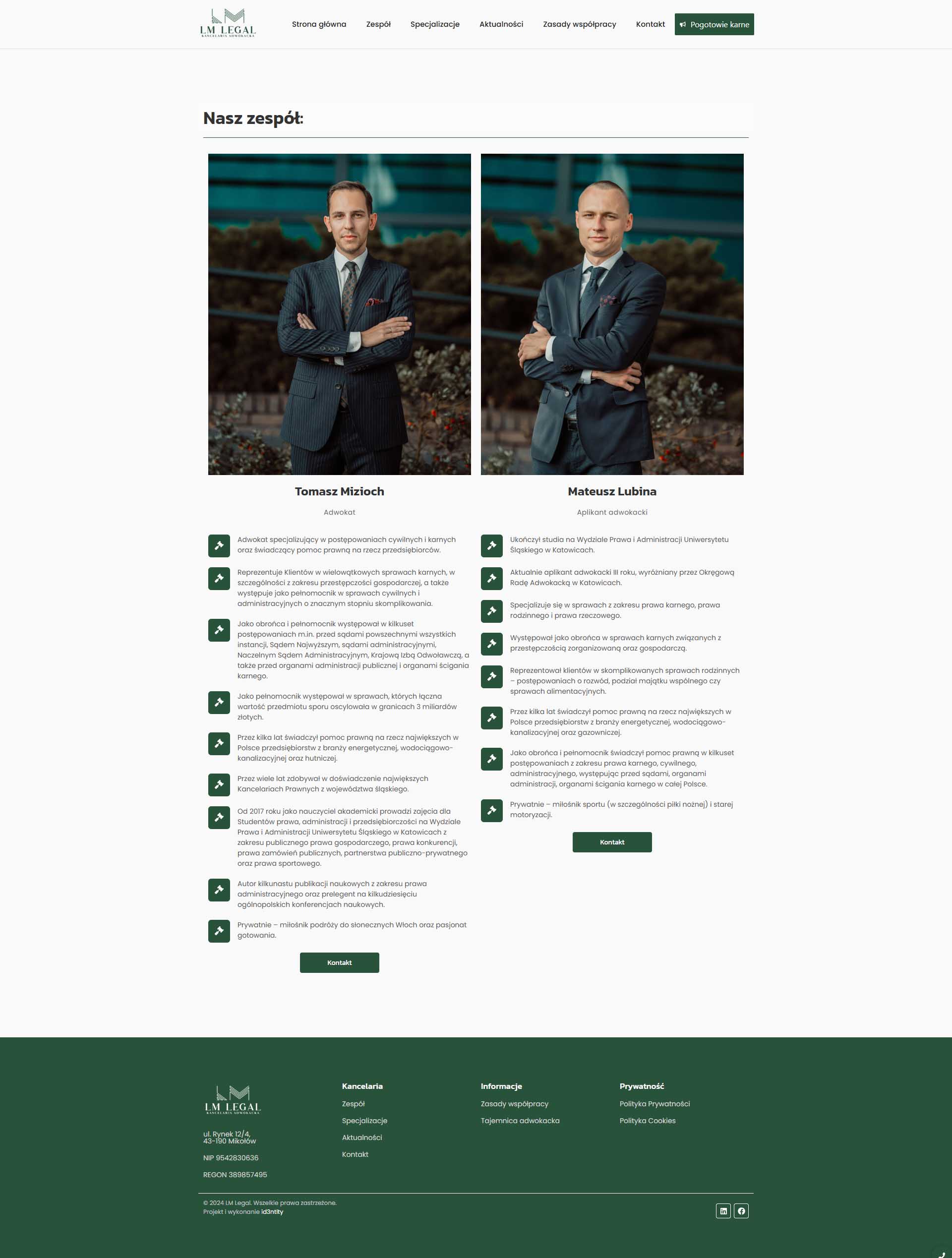 id3ntity.pl Strony www Outsourcing IT Chorzów Katowice Śląsk